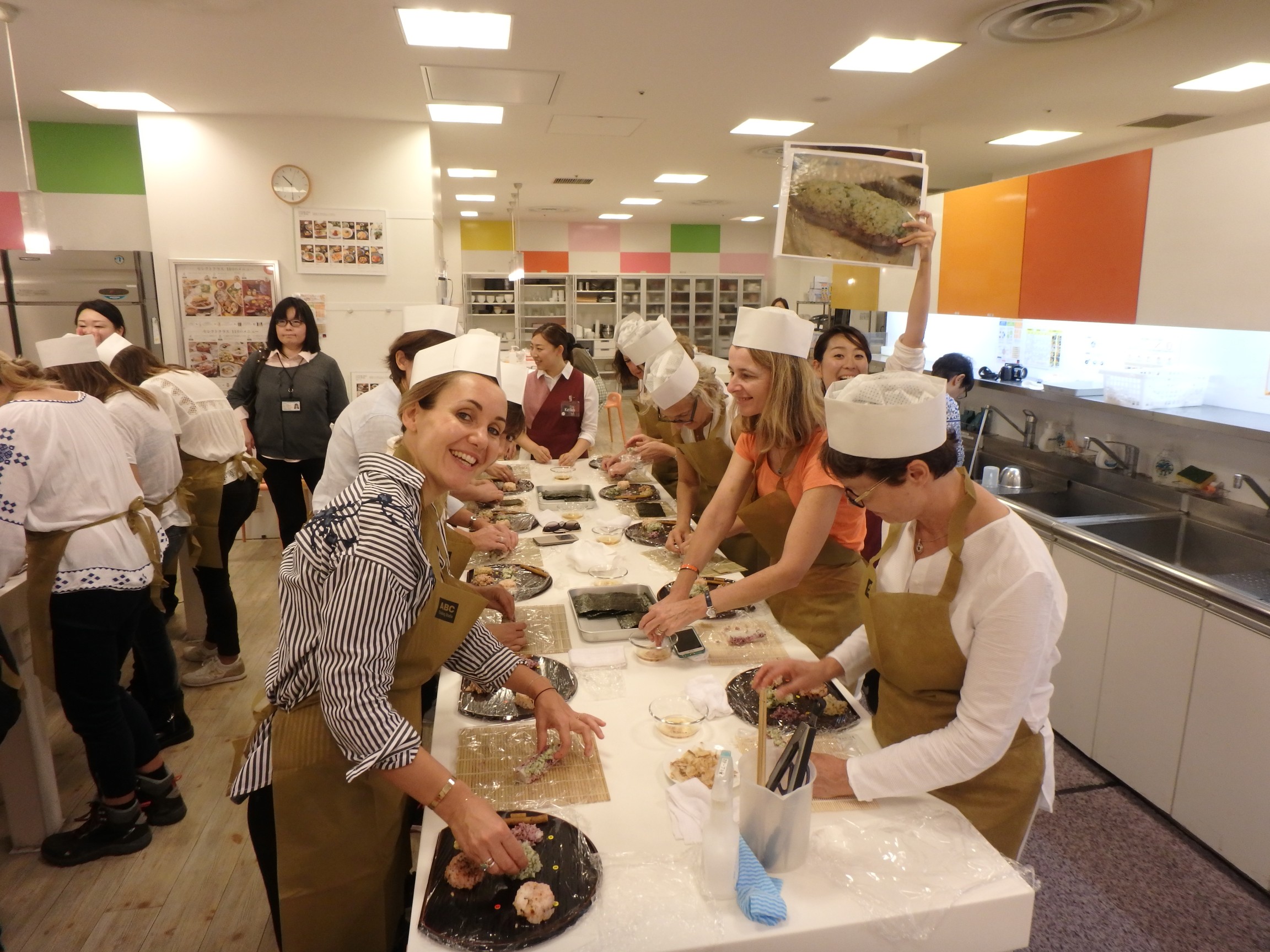 Excellent cooking time with co-workers 